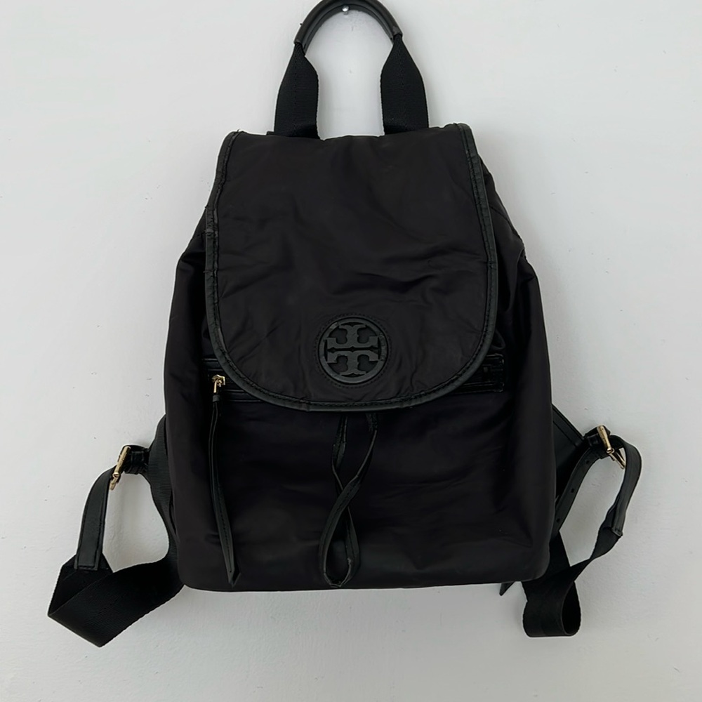 Tory Burch Backpack Black Nylon